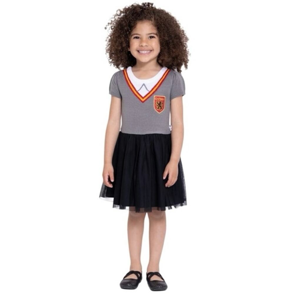 NWT Harry Potter Hogwarts Toddler Girl Cosplay Sweater Dress, Size 5T